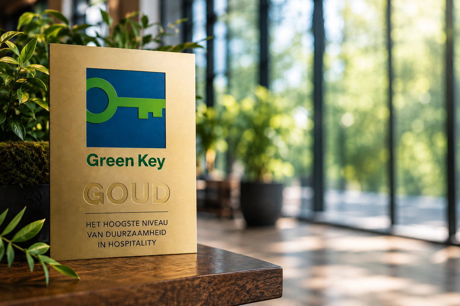 Green Key Goud het hoogste niveau van duurzaamheid in hospitality